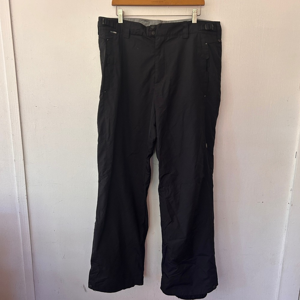 Columbia Convert Snow Pants Mens Large Black Insulated Ski Snowboard Gorpcore